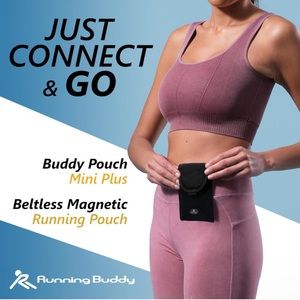 Magnetic Running Pouch - Black